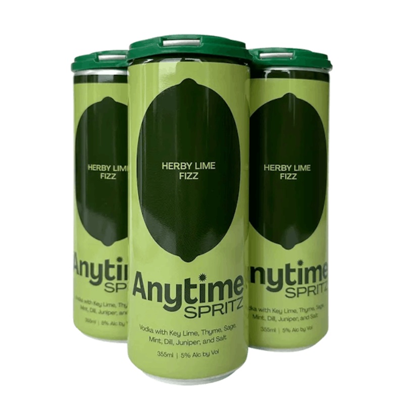ANYTIME SPRITZ Herby Lime Fizz 4 Pack