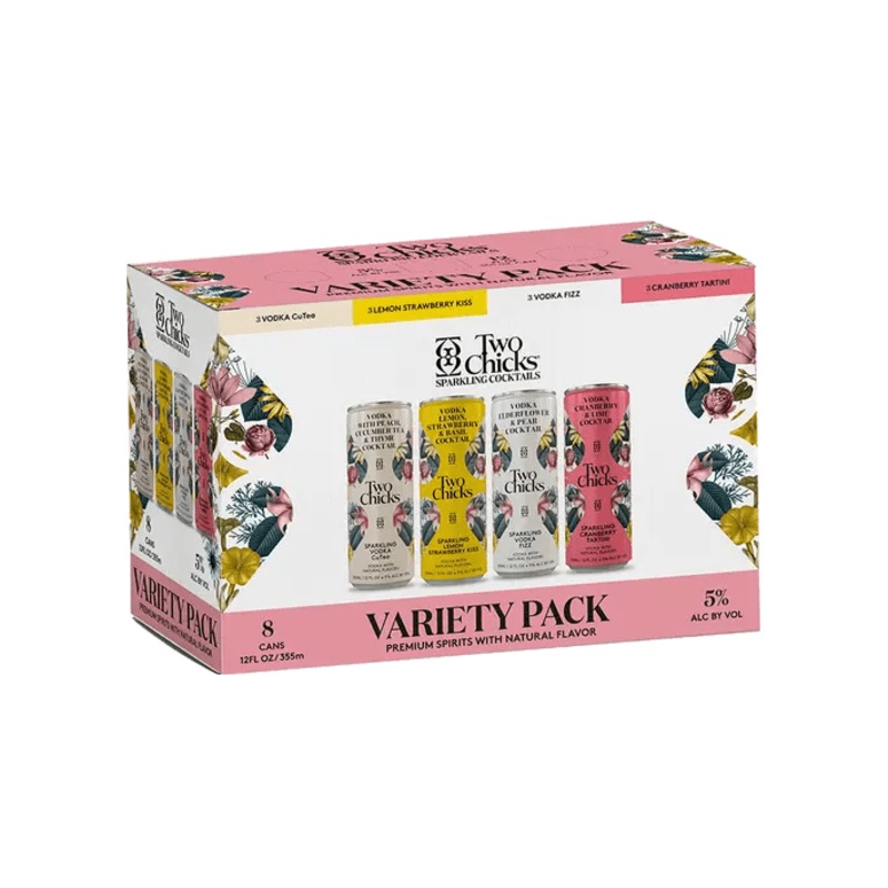 TWO CHICKS Sparkling Cocktails Variety Pack