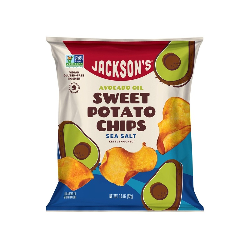 JACKSON’S CHIPS Sea Salt Sweet Potato Chips With Avocado Oil