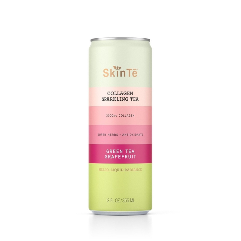 SKINTE Grapefruit Collagen Sparkling Green Tea