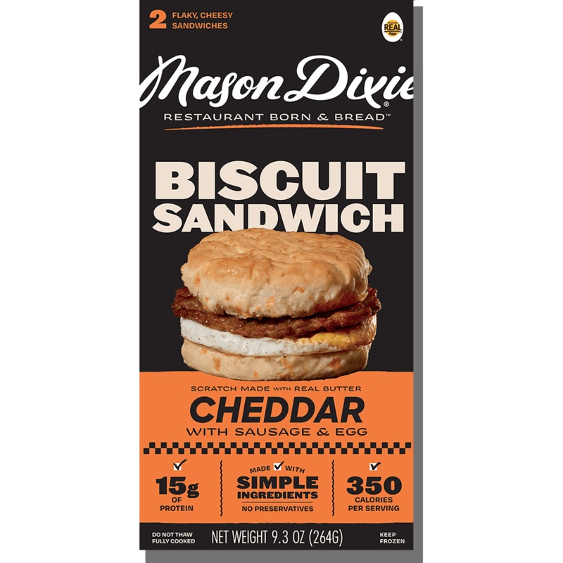 MASON DIXIE FOODS Cheddar Breakfast Sandwiches