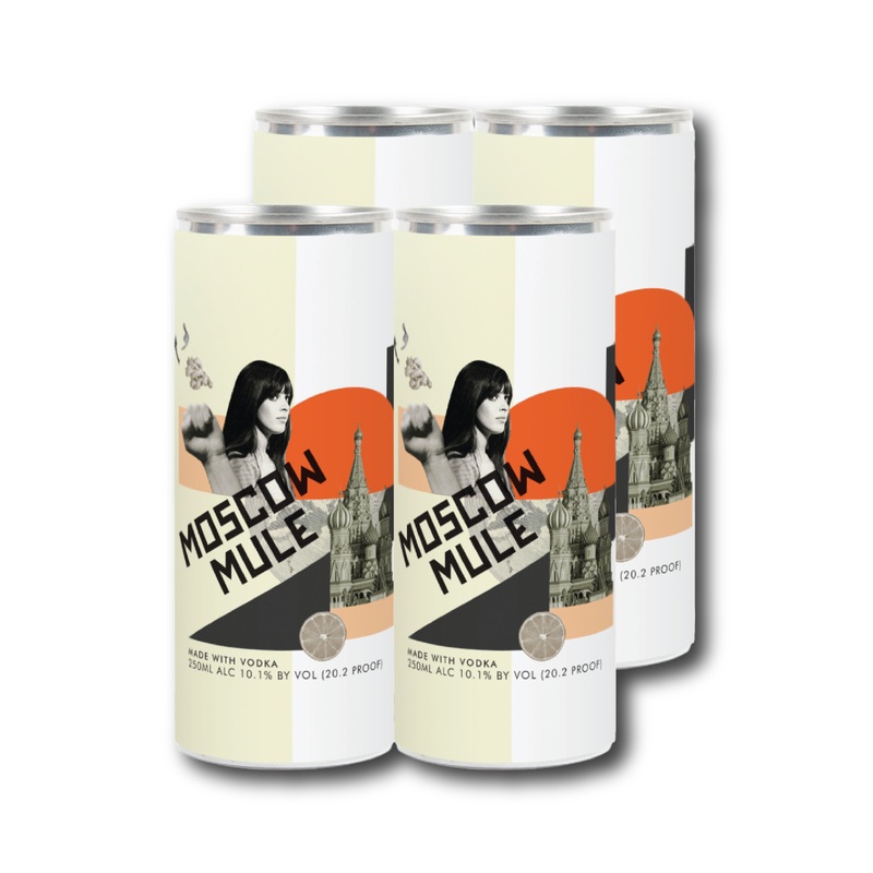 PROOF COCKTAIL CO. Moscow Mule 4 Pack