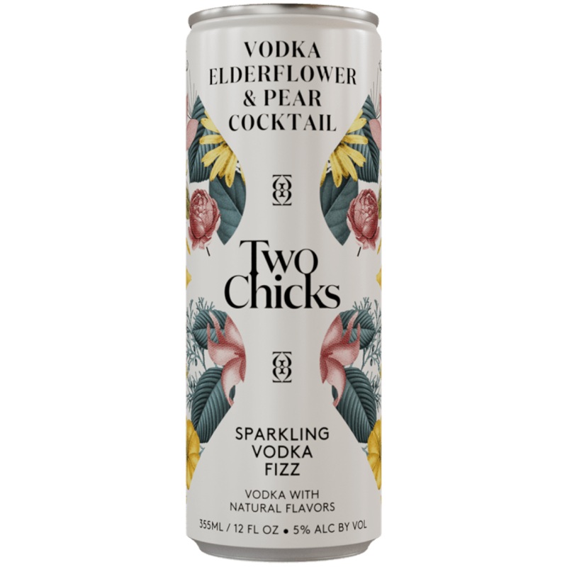TWO CHICKS Elderflower & Pear Cocktail