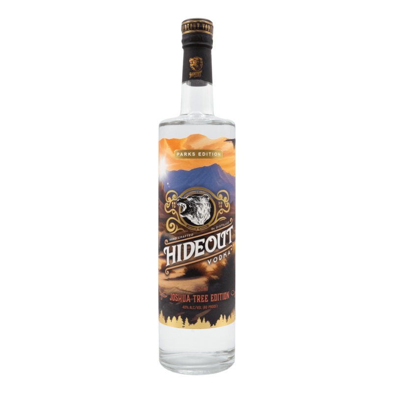 HIDEOUT VODKA Joshua Tree Parks Edition