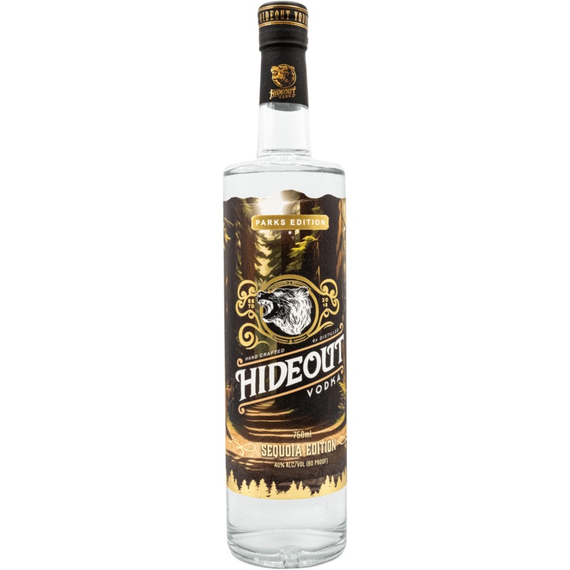 HIDEOUT VODKA Sequoia Parks Edition