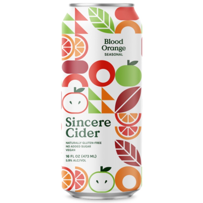 SINCERE CIDER Seasonal Blood Orange