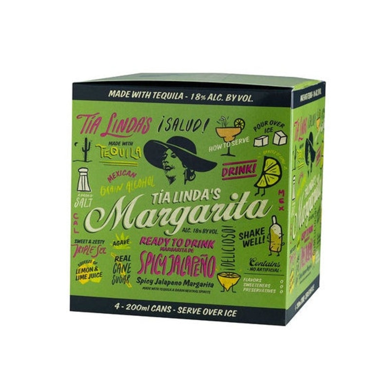TIA LINDA’S Spicy Jalapeo Margarita 4 Pack