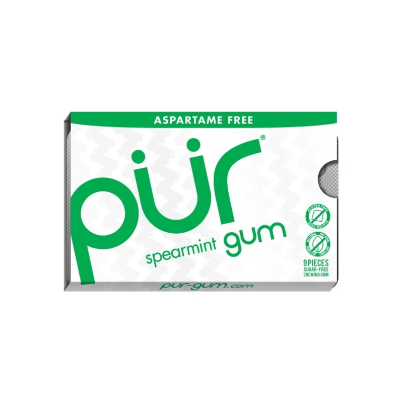 PUR Aspartame Free Spearmint Gum Small Pack