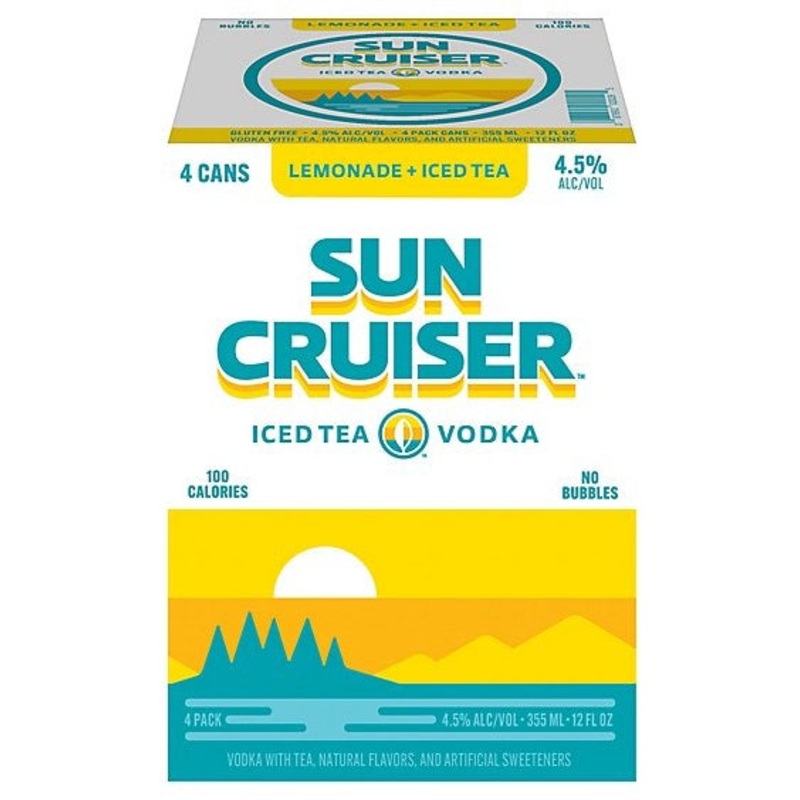 SUN CRUISER Lemonade + Iced Tea + Vodka 4 Pack