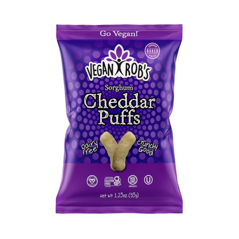 VEGAN ROB’S Dairy Free Cheddar Puffs