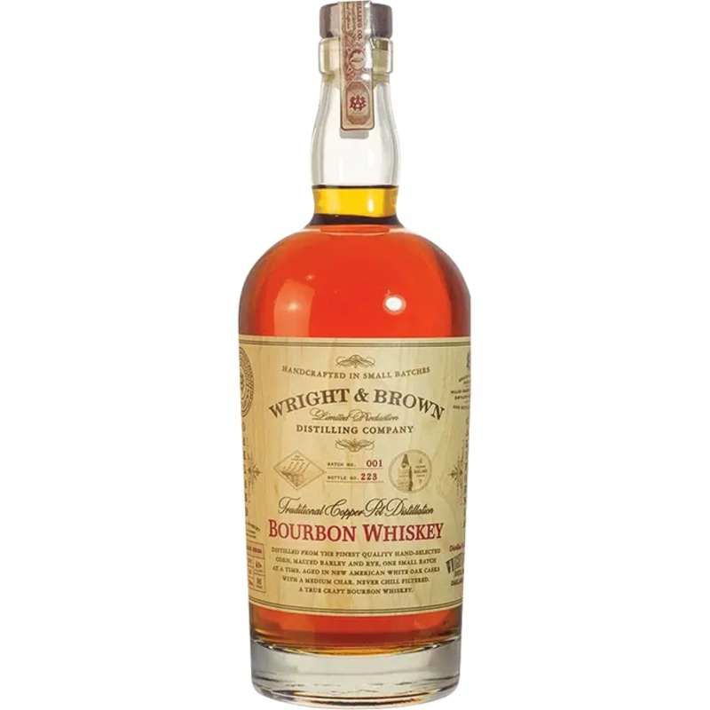 WRIGHT & BROWN Straight Bourbon Whiskey