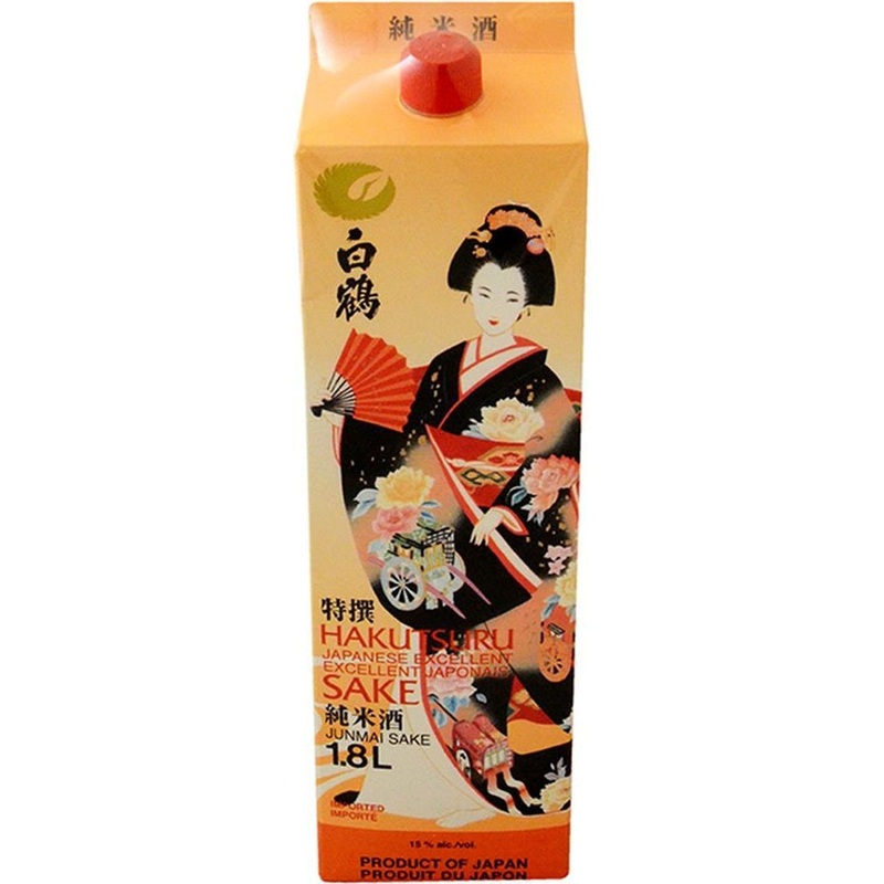 HAKUTSURU Excellent Junmai Sake Paper Pack 1.8L