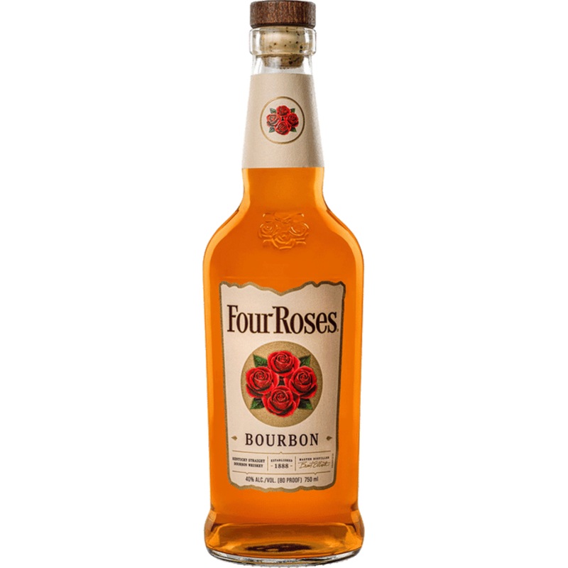 FOUR ROSES Kentucky Straight Bourbon Whiskey 750ml