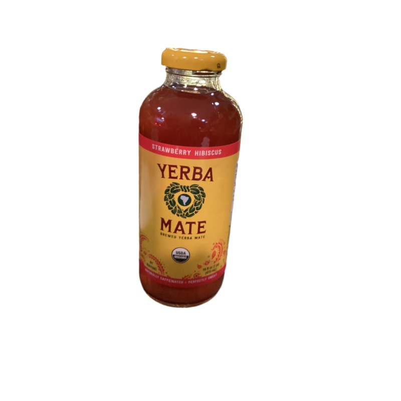 GUAYAKI YERBA MATE STRAWBERRY HIBISCUS