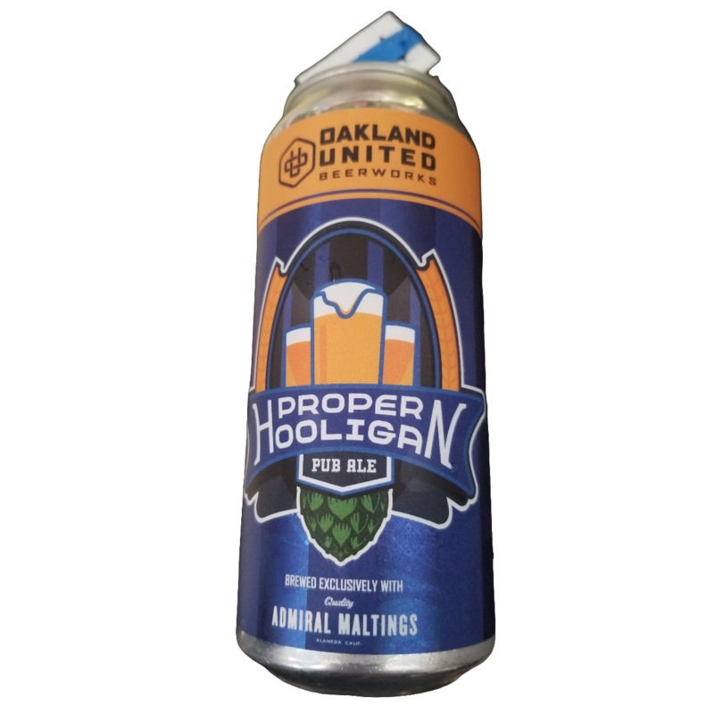 OAKLAND UNITED BEER WORKS  Proper Hooligan Pub Ale