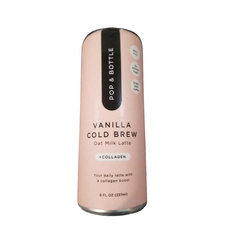 POP&BOTTLE Vanilla Cold Brew Oat Milk Latte