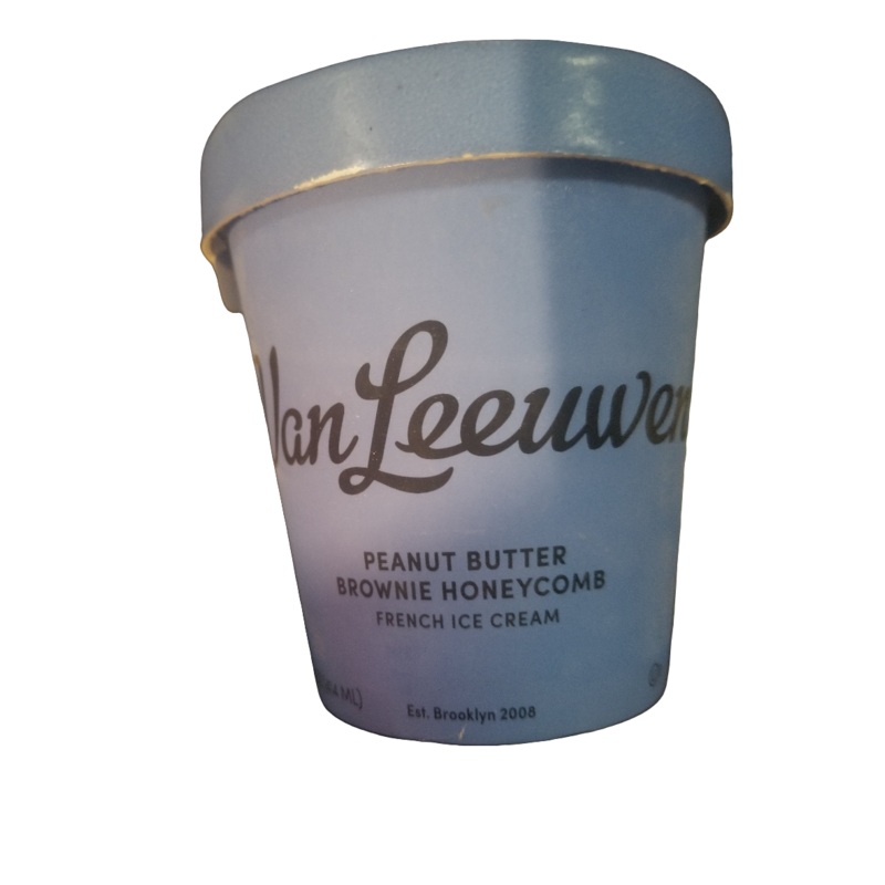 VANLEEWEN Peanut Brownie Honeycomb Ice Cream