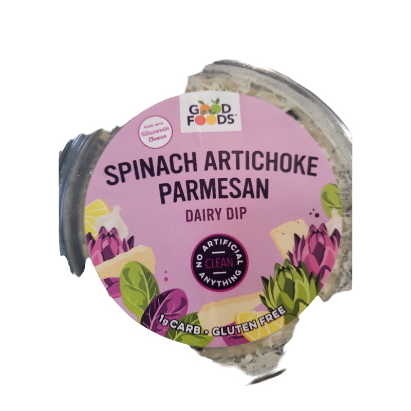 GOOD FOODS Spinach Artichoke Parmesan Dip