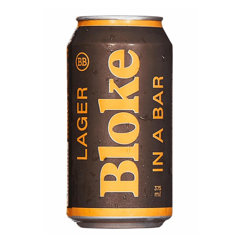 Bloke in a Bar Lager Can 375mL