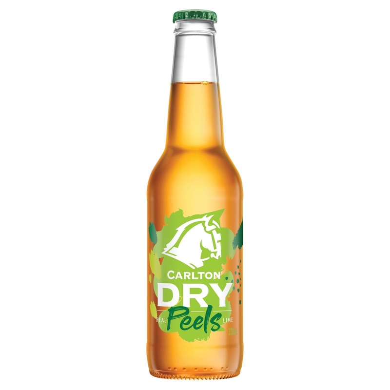 Carlton Dry Fusion Lime Bottle 330mL
