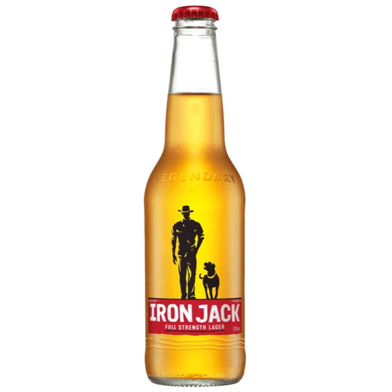 Iron Jack Full Strength Lager Bottle 330mL