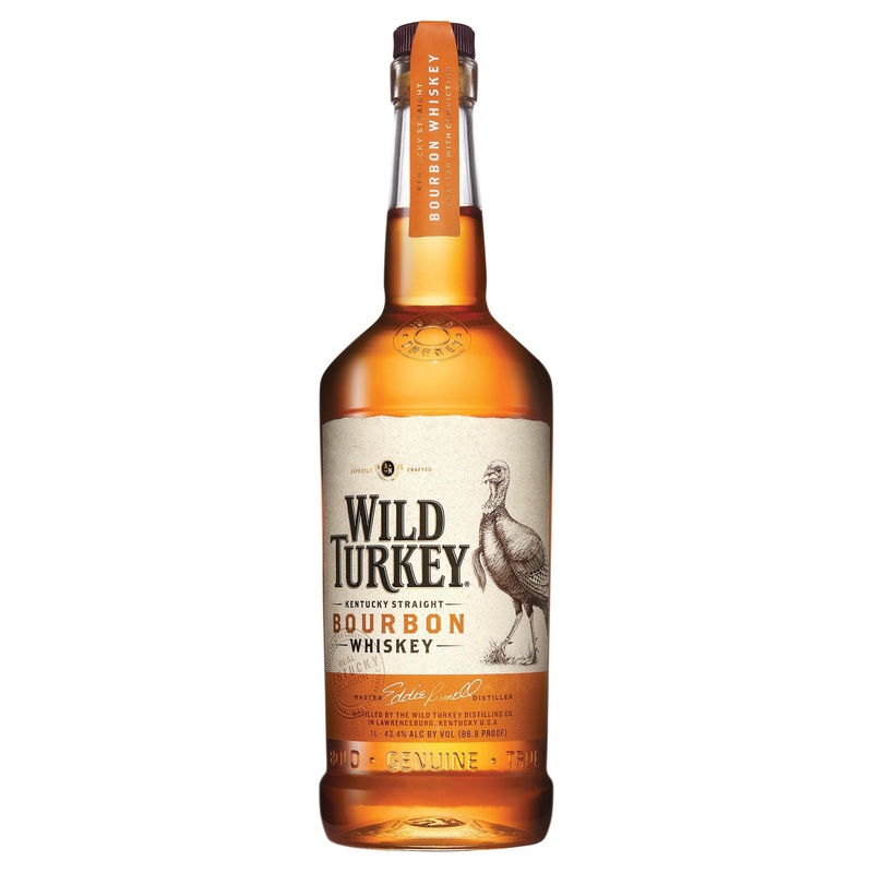 Wild Turkey Kentucky Straight Bourbon Whiskey 1L