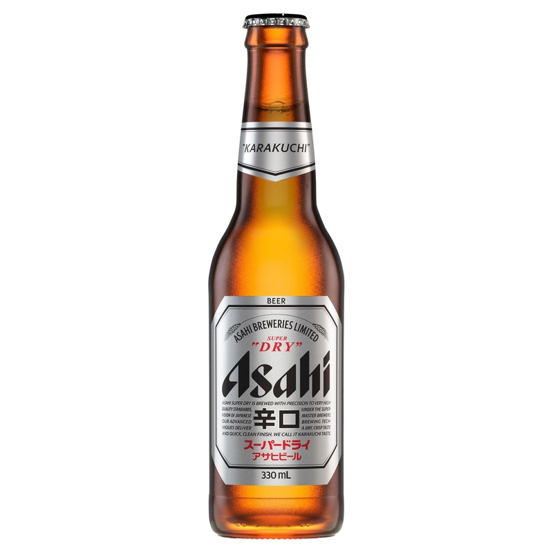 Asahi Super Dry Bottle 330mL|Single|6 Pack|24 Pack