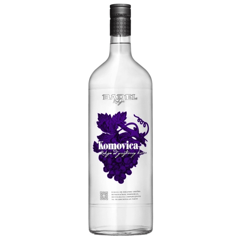 Badel Komovica Diluted Grape Brandy 1L