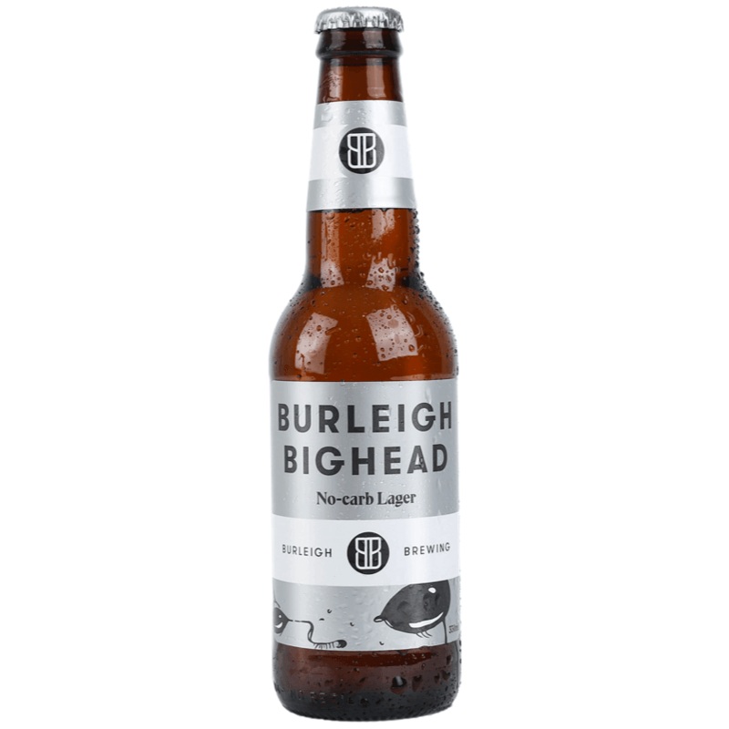 Burleigh Brewing Big Head No Carb Beer Bottle 330mL