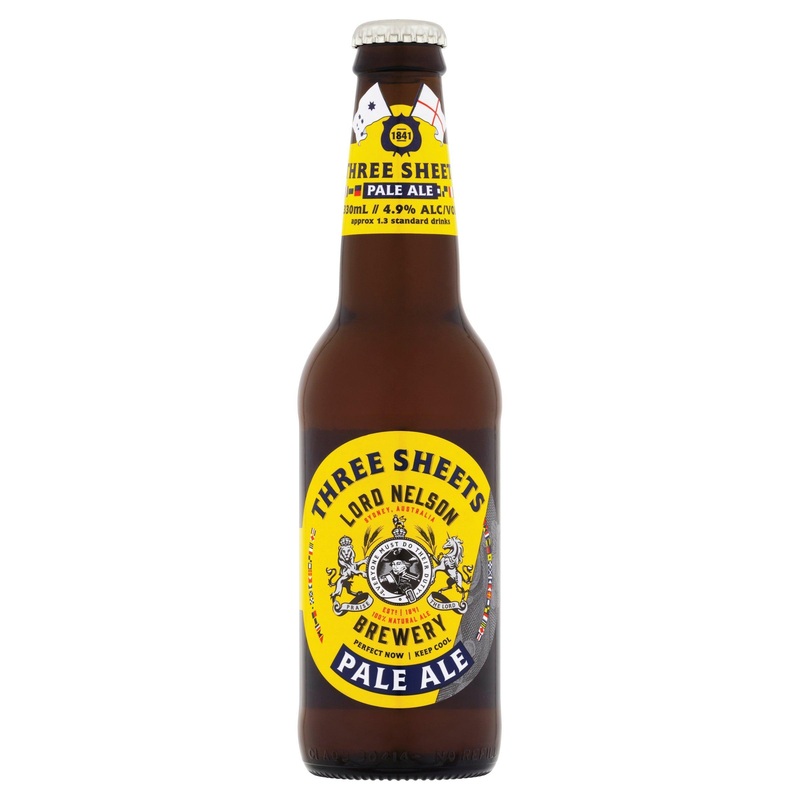 Lord Nelson Three Sheets Pale Ale Bottle 330mL