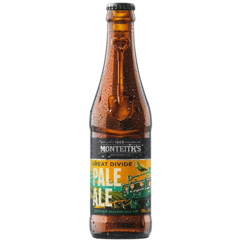 Monteith’s Great Divide Pale Ale Bottle 330mL