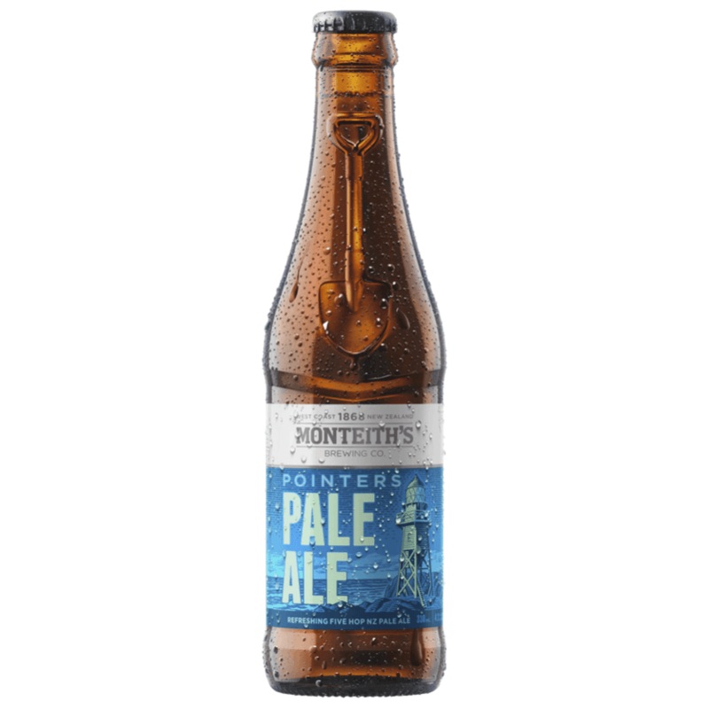 Monteith’s Pointers Pale Ale Bottle 330mL