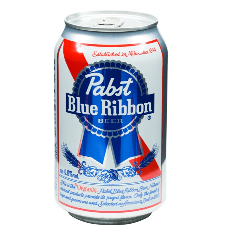 Pabst Blue Ribbon Lager Can 330mL