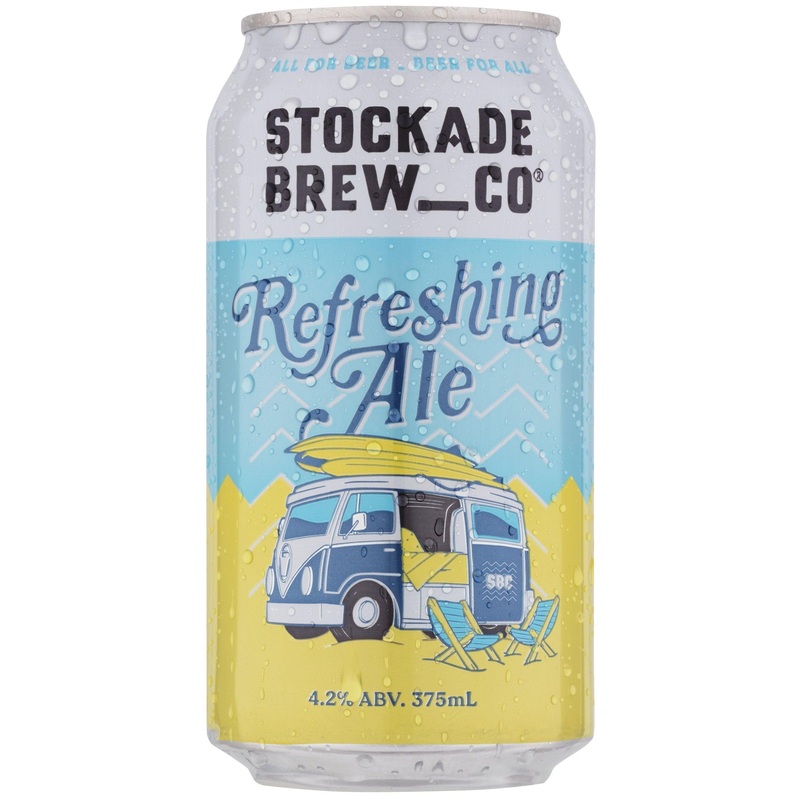Stockade Brew Co Refreshing Ale Can 375mL