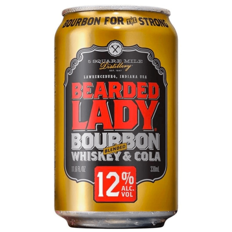 Bearded Lady Bourbon & Cola 12% Can 330mL