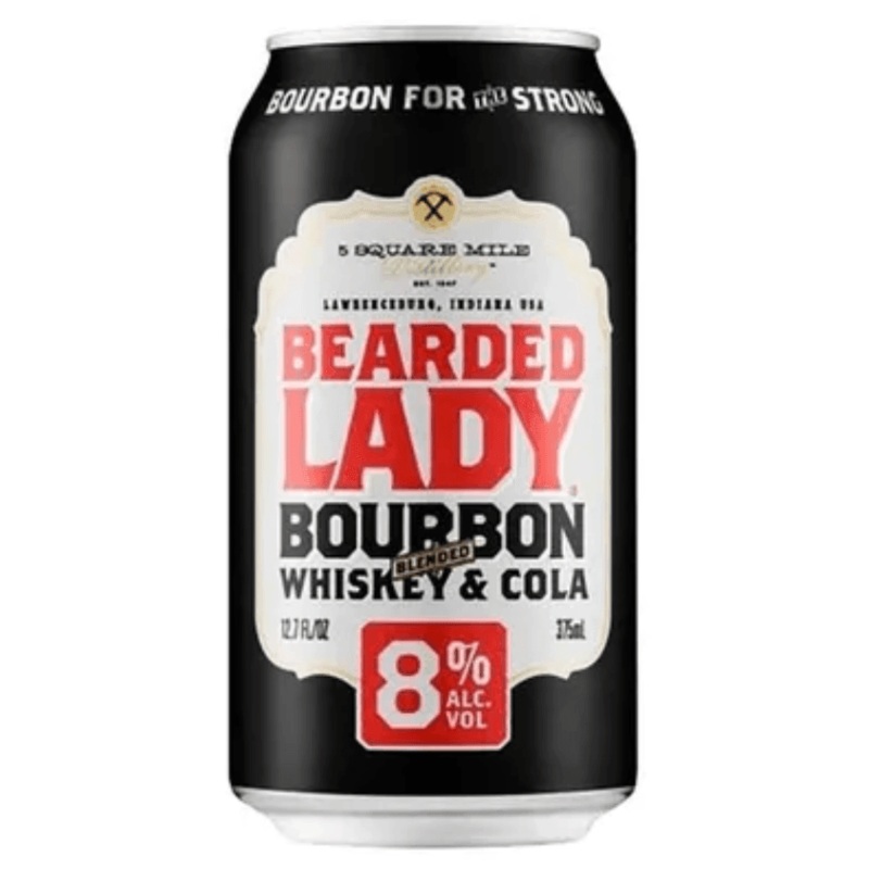 Bearded Lady Bourbon & Cola 8% Can 375mL