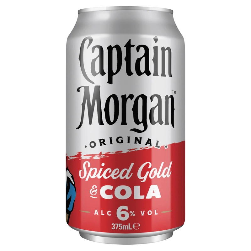 Captain Morgan Original Spiced Gold & Cola Can 330mL