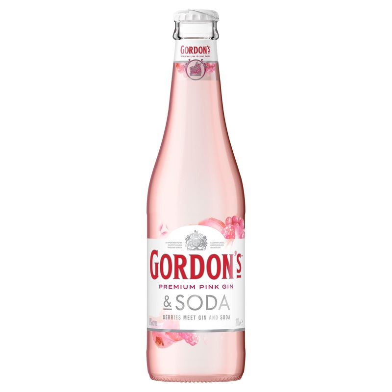 Gordon’s Pink Gin & Soda Bottle 330mL