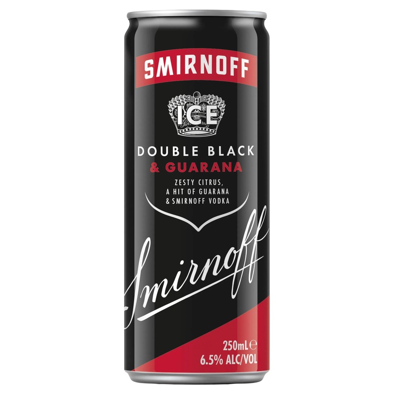 Smirnoff Ice Double Black & Guarana Can 250mL
