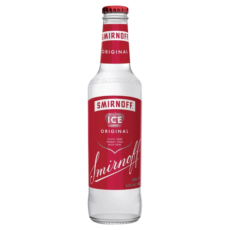 Smirnoff Ice Red Vodka Bottle 300mL