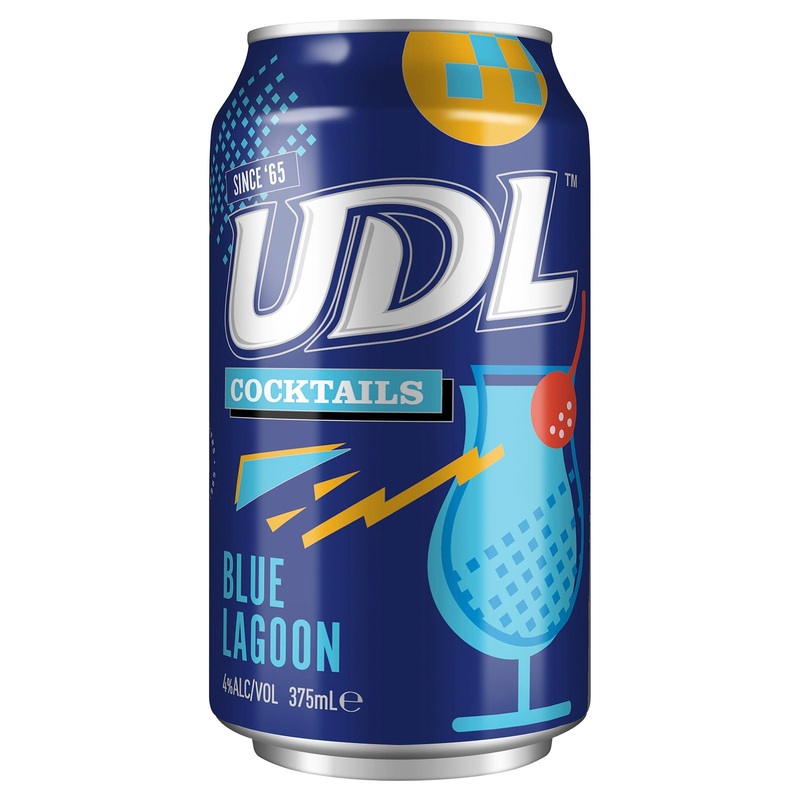 UDL Cocktails Blue Lagoon Can 375mL