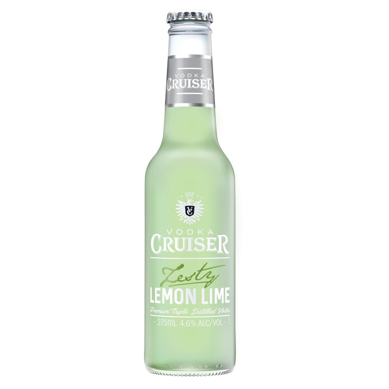 Vodka Cruiser Zesty Lemon Lime Bottle 275mL