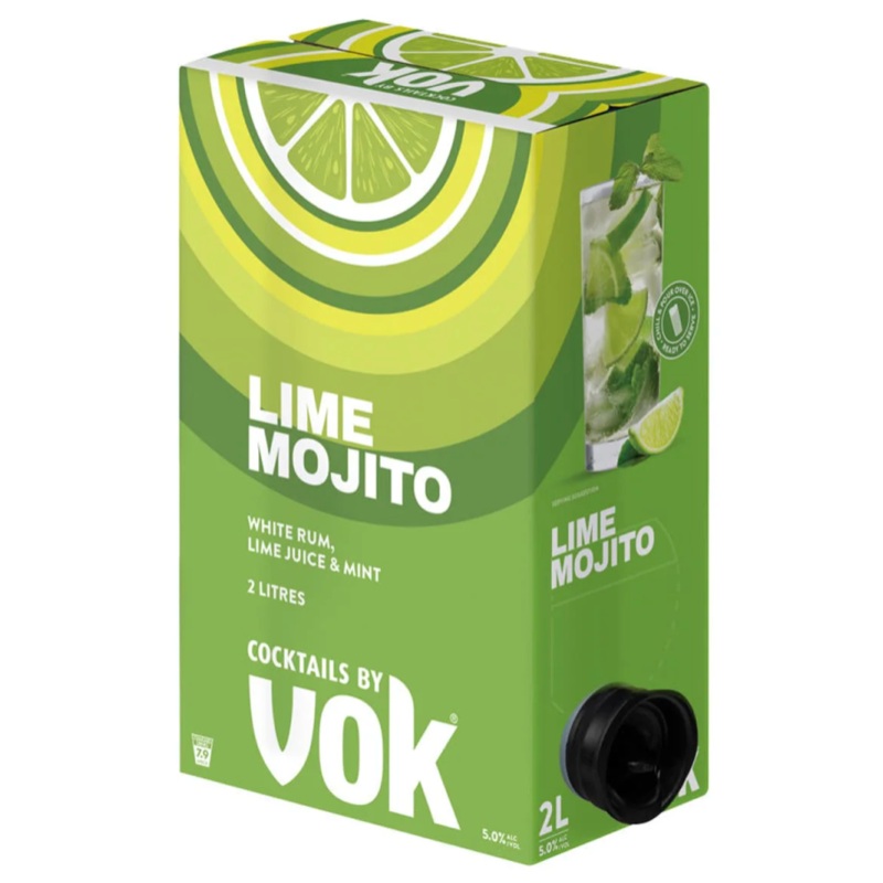Vok Cocktails Lime Mojito Cask 2L