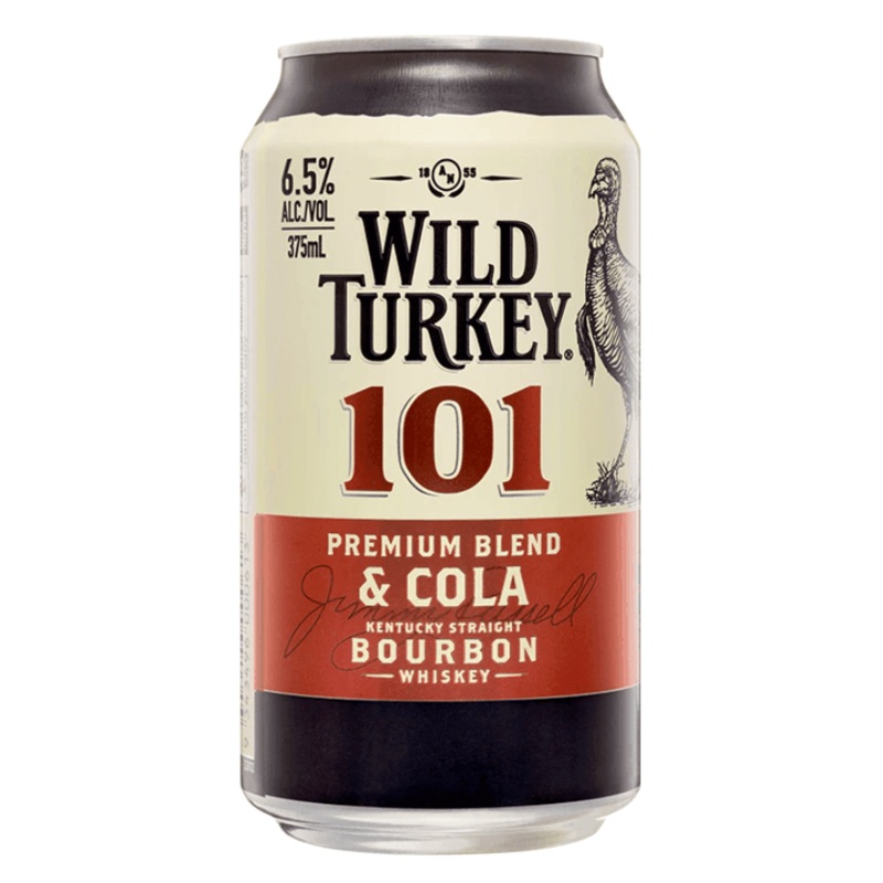 Wild Turkey 101 Bourbon & Cola Can 375mL