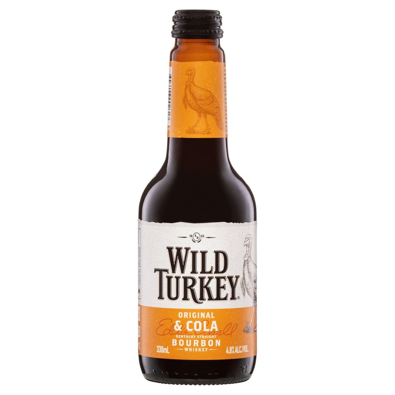 Wild Turkey Bourbon & Cola Bottle 340mL