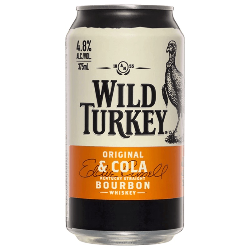 Wild Turkey Bourbon & Cola Can 375mL