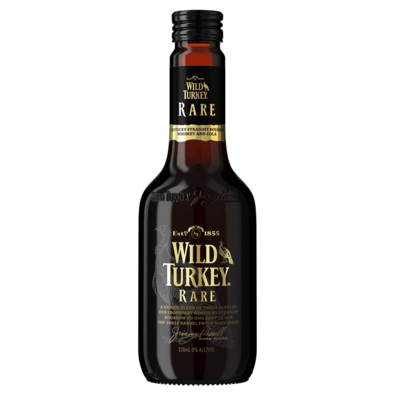 Wild Turkey Rare Bourbon & Cola Bottle 320mL
