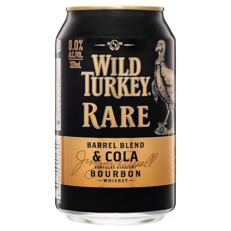 Wild Turkey Rare Bourbon & Cola Can 320mL