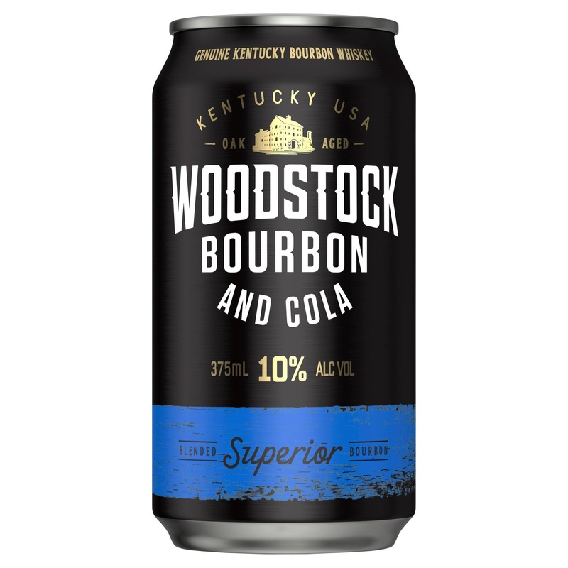 Woodstock Bourbon & Cola 10% Can 375mL