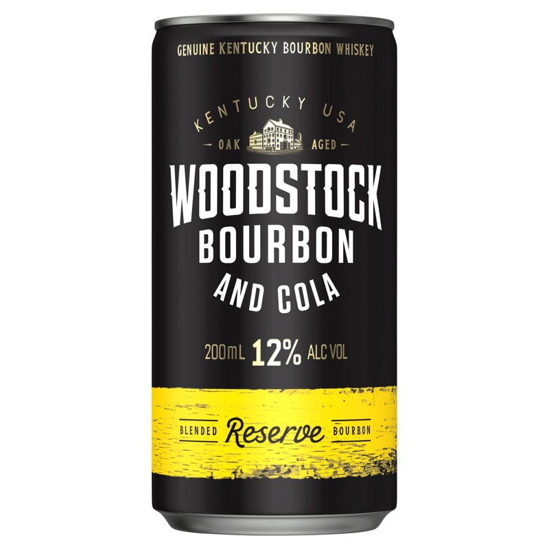 Woodstock Bourbon & Cola 12% Can 200mL